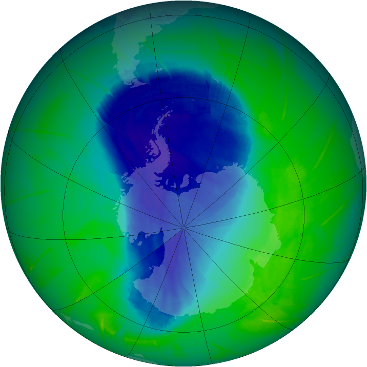 Ozone Map 2009-11-14